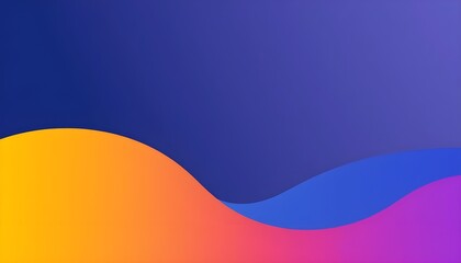 Poster - illustration Abstract colorful shape, minimalist background design, 3D render


