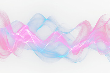 Poster - Abstract colorful wavy background.