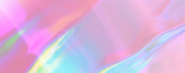 Poster - Colorful Holographic Abstract Soft Blurred Noise Texture Background wallpaper.