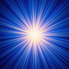 abstract blue starburst background with radiating light effect, vibrant and energetic, illustration,