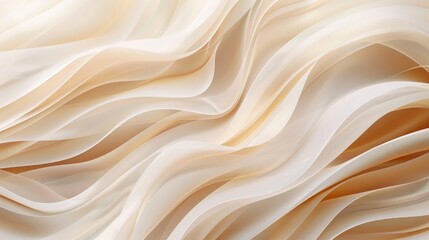 Poster - Abstract beige color wave flowing express the energetic signal. Seamless texture of vividness curve swirling convey sense of harmony and wonderful scene perfect for effect and graphic design. AIG51.