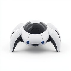 Poster - Futuristic AI-Driven 3D Model of Industrial Robot with Sleek Design and Advanced Technology