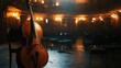 © Kullanat - Elegant Cello in an Empty Concert Hall