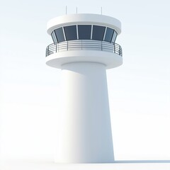 Poster - Futuristic Control Tower for AI-Driven Logistics and Supply Chain Management Solutions