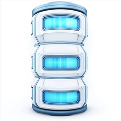Poster - Futuristic Control Tower for AI Driven Logistics and Supply Chain Management Solutions