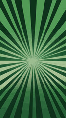 Poster - Elegant Green Ray Burst Minimalist Background Vector for Graphic Design Projects