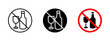 © iconostudio - No alcohol icon. Prohibited drinking sign indicating restriction on alcohol consumption. Warning symbol for liquor-free zones and safety regulations enforcement.