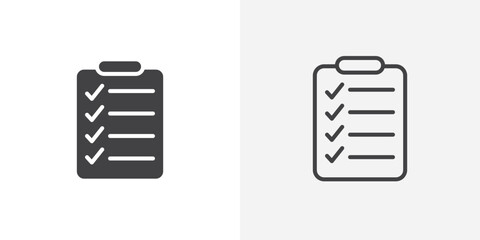Fototapete - List vector icon symbol. illustration sign collection.