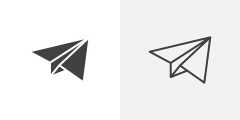 Poster - Paper plane vector icon symbol. illustration sign collection.