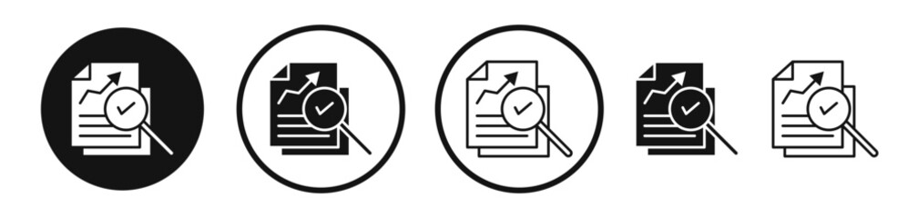 Fototapete - Overview icon set. vector icons for apps and website ui design