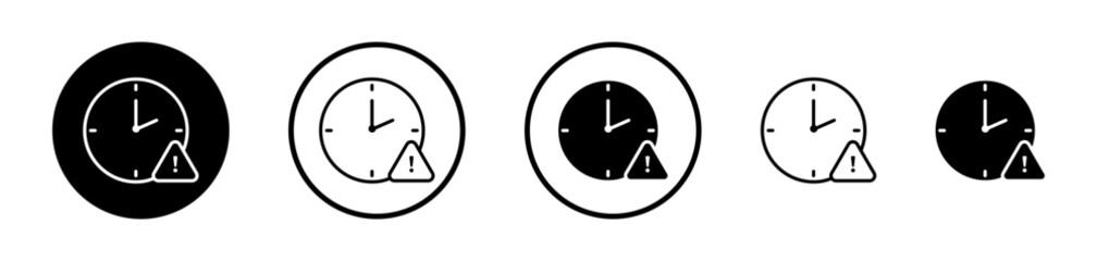 Poster - Alarm exclamation vector icon symbol. illustration sign collection.