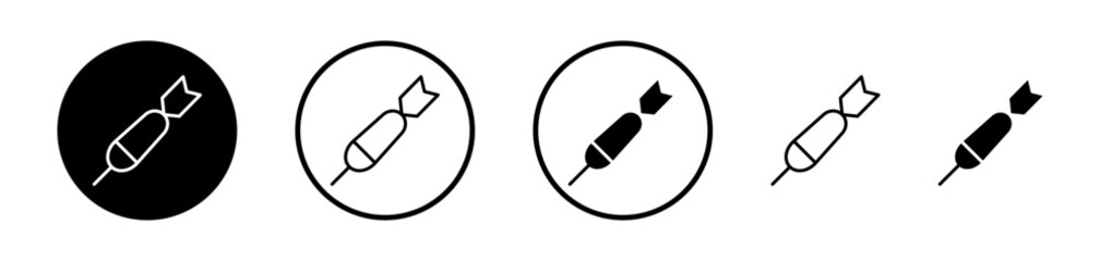 Aufkleber - Dart vector icon symbol. illustration sign collection.