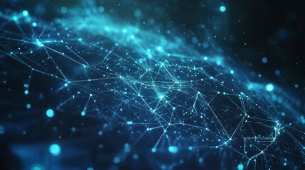 Poster - smart city with technology network internet of things and social media connection, technology high s