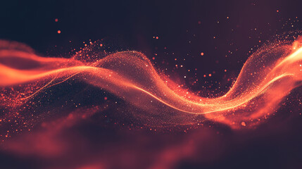 Poster - Dark red color wave texture abstract background vector illustration