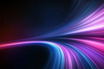 Poster - a colorful, swirling galaxy with a purple streak. the colors are vibrant and the image has a sense o