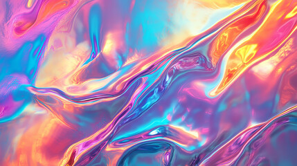 Poster - Hi-Tech digital display holographic information abstract background