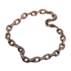Poster - Chain isolated on white background