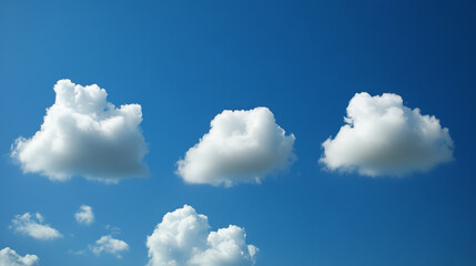 Poster - cloud and edge computing technology concepts with cybersecurity data protection. three large cloud i