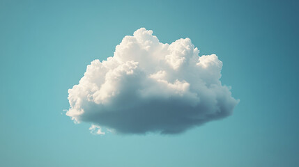 Poster - cloud computing technology concept. there is a small white cloud icon over the polygon with a dark b