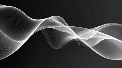 Poster - futuristic wireframe background with plexus effect design generative ai