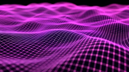 Poster - futuristic wireframe background with plexus effect in vibrant colors generative ai