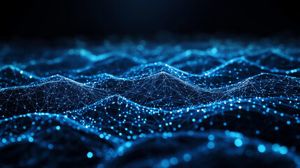 Poster - abstract concepts of cybersecurity technology and digital data protection. protect internet network 