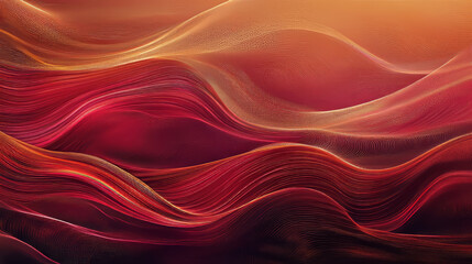 Poster - Red abstract wave background modern design with copy space; Vector illustration for your business