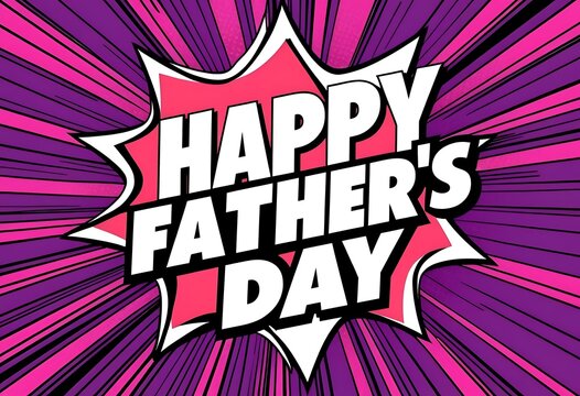 Vibrant Father's Day Graphic Designs: Colorful Illustrations, Typography, and Templates for Celebrations