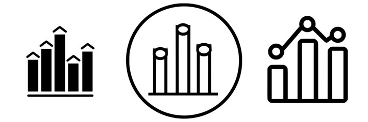 Fototapete - Graphical representations of data showing trends and comparisons in statistics