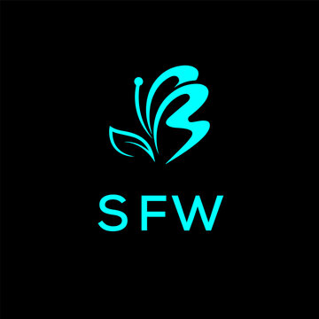 SFW creative minimalist letter logo.