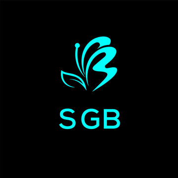 SGB creative minimalist letter logo.
