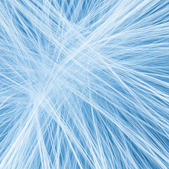 Poster - Abstract Interwoven Light Fibers Creating Dynamic Blue Digital Network Aesthetic