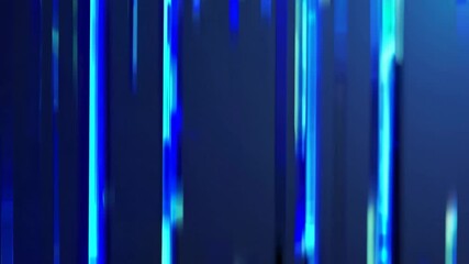 Leinwandbilder - Abstract blue light streaks on dark background. Futuristic design concept