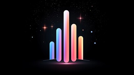 Fototapete - Multicolored Rainbow Lines Gradient Abstract Background