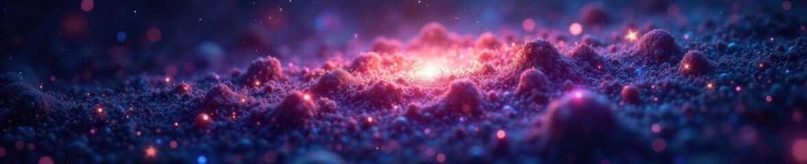close-up of a star cluster in a distant galaxy background, space, star cluster