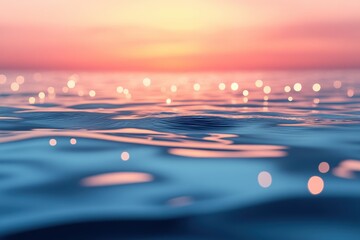 Aufkleber - Calm water reflects sunlight amidst lush green foliage in a serene natural setting during a bright summer afternoon