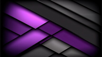 Poster - Abstract Purple  Gray Geometric Design Background.