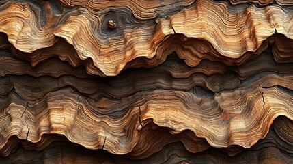 Poster - Captivating close-up of cedar wood grain pattern showcasing a rich and fragrant natural texture and detail