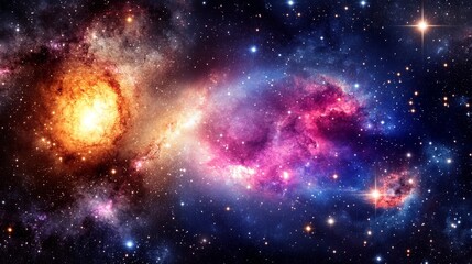 Wall Mural - awe-inspiring cosmic nebulae