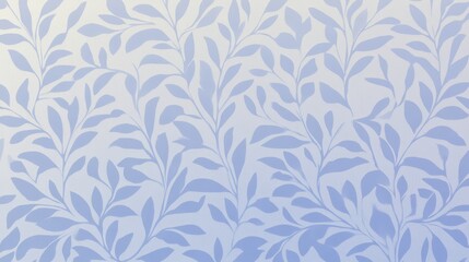  Delicate Light Blue Floral Pattern Wallpaper