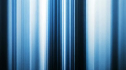Poster - Abstract blue vertical lines create a dynamic visual effect in a contemporary setting during daylight hours