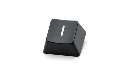 Poster - Isolated Keyboard Key Featuring the Letter I on White Background