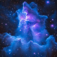 Wall Mural - cosmic nebula formation, starfield background, space art, galaxy design