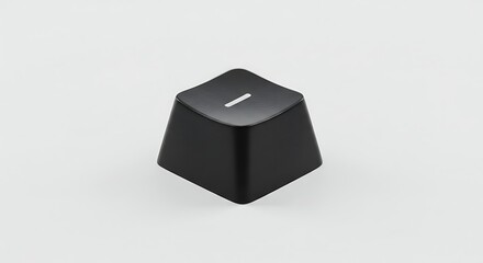 Poster - Isolated Black Keycap for Mechanical Keyboard with Indicator Line