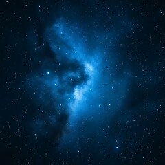 Wall Mural - deep space nebula, vibrant celestial, cosmic clouds, distant stars, night sky image