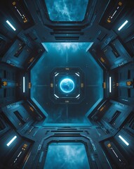 Poster - An Interstellar View: Glimpse from spaceship to Earth 