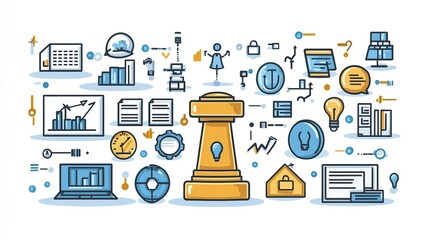 Poster - Business strategy, growth, and success