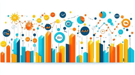 Poster - Data visualization of business performance metrics