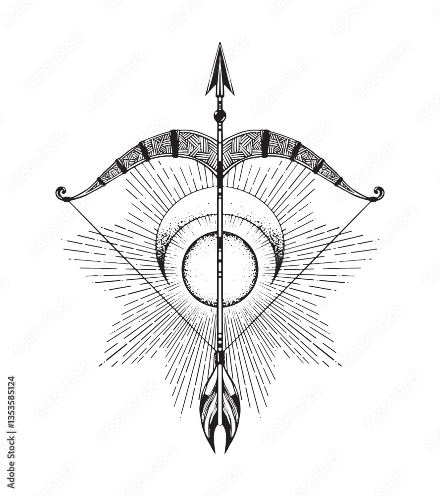 Bow and Arrow Sagittarius Tattoo Meaning