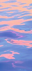 Wall Mural - calm water reflecting pastel sunset colors